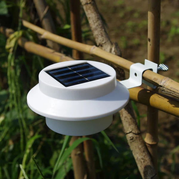 Solar Corridor Lamp Wall Lamp 3LED Light Tank Fence Lamp