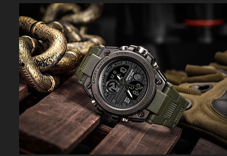 Sports Dual Display Movement Electronic Watch