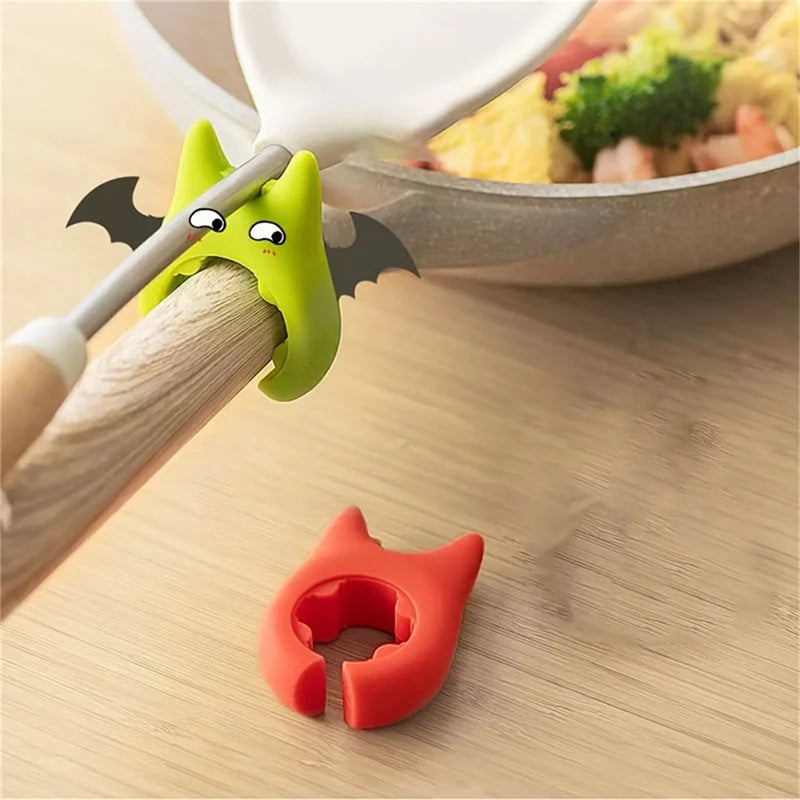 Multifunctional Spatula Holder Silicone Anti-overflow Spoon Holder t