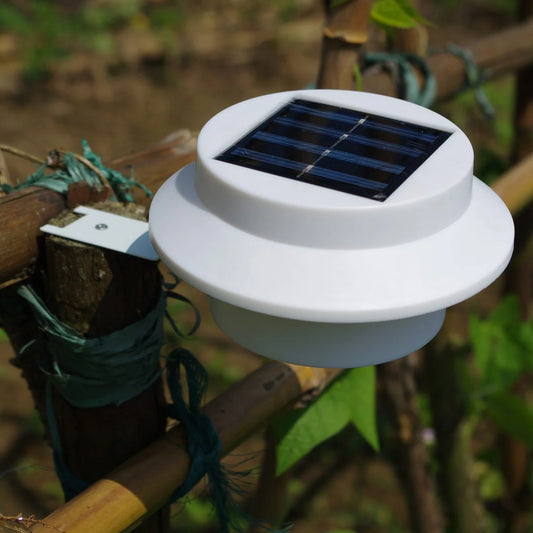 Solar Corridor Lamp Wall Lamp 3LED Light Tank Fence Lamp