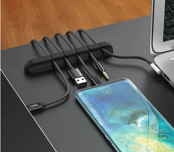Silicone Storage Cable Management Cable Clamp